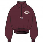 Roots UVIC Signature 1/2 Zip | Maroon