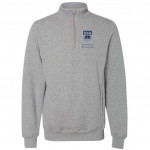 UVic Russel 1/4 Zip Sweatshirt- Oxford Grey