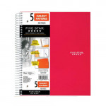 Five Star Wirebound 5-Subject Notebook, 11″ X 8-1/2″, 200 Sheets