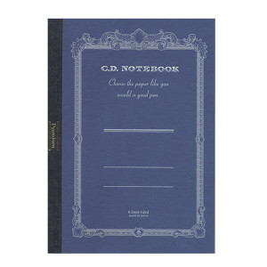 Premium C.D. Notebook Blue Lined A5