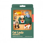 Kikkerland Cat Lady Magnets