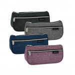Pencil Case Dual Zipper Compartment