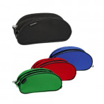 Dual Zipper Oblong Pencil Case