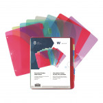 Poly Binder Dividers, 8 Tab