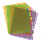 Poly Index Dividers 8 Tab Coloured