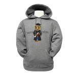 UVic Grad Bear Hoodie | Oxford Grey