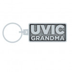UVIC GRANDMA Cast Metal Key Chain