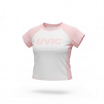 UVIC Shrunken Ringer Tee | Pink