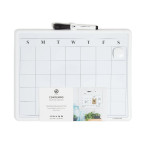 U Brands Magnetic Dry Erase Board Monthly 11" x 14"