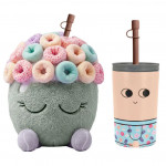 Plush Covered Water Bottle - Sunny the Cereal Bowl