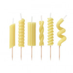 Pasta Party Birthday Candles (6 pk)