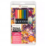 Tombow Dual Brush Set (7 pieces) - Flower