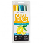 Tombow Dual Brush set (6 pieces) - Lemon Squeezy