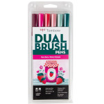 Tombow Dual Brush Set (6 Pieces) Very Berry