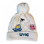 UVIC/Vikes Micro Patch Toque - White