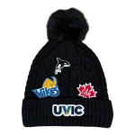 UVIC/Vikes Micro Patch Toque - Black