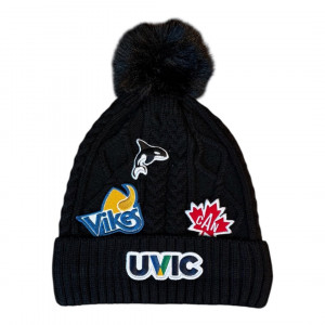 UVIC/Vikes Micro Patch Toque - Black