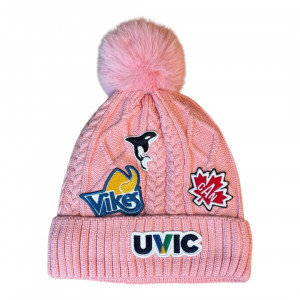 UVIC/Vikes Micro Patch Toque - Pink