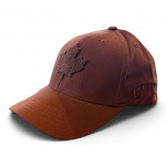 Roots UVIC Modern Leaf Baseball Cap - Rustwood Brown