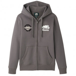 Roots Organic Full Zip - Cliffstone Grey