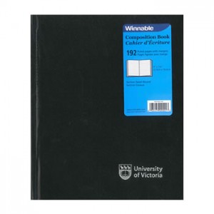 UVIC Crested Composition Hardcover Book
