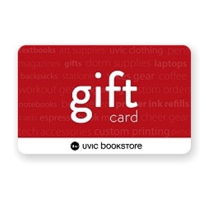 "UNIVERSITY OF VICTORIA" Bookstore Gift Card