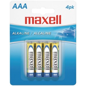 Maxell AAA Alkaline Cell Battery 4-pack