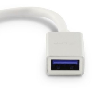 LMP USB-C to USB-A Adapter, 15cm - Silver