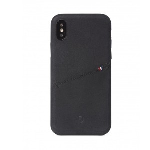 Decoded Leather Back Cover iPhone X/XS - Black