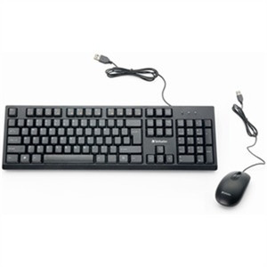 Verbatim Wired USB-A Keyboard And Mouse