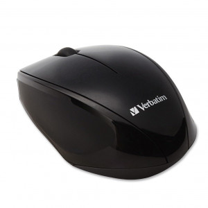 Verbatim Wireless Blue Led Mouse - Black