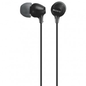 Sony MDR-EX15LPB In-Ear Wired Earbuds - Black