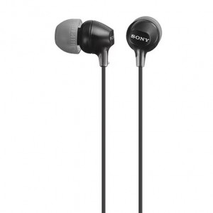 Sony MDR-EX15LPB In-Ear Wired Earbuds - Black
