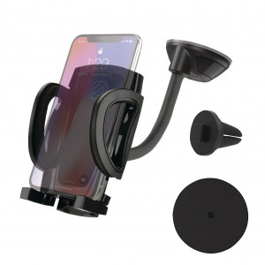 Scosche StuckUP 4-in-1 Universal Phone Car Mount - Black