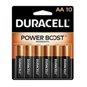 Duracell Coppertop Alkaline Batteries - AA 10pk