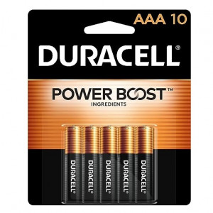 Duracell Coppertop Alkaline Batteries - AAA 10pk