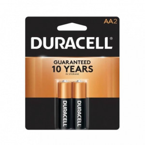 Duracell AA Coppertop Alkaline Batteries - 2pk