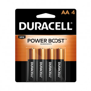 Duracell AA Coppertop Alkaline Batteries - AA 4pk