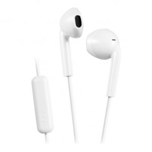 JVC HA-F17 In-Ear Headphones Mic & Remote - White