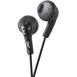 JVC HA-F160-B Gumy Earbud Headphone - Black
