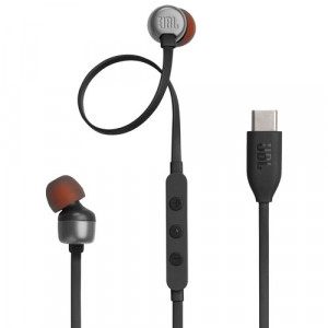 JBL Tune 310C Wired USB-C Earbuds - Black