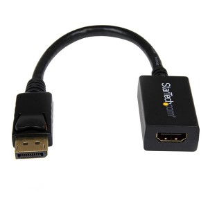 Startech Displayport To HDMI Adapter - Black (Passive) M/F