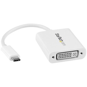 Startech USB-C To DVI Adapter - White