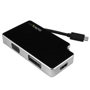 Startech Travel A/V Adapter 3-in-1 USB-C To VGAS, DVI Or HDMI