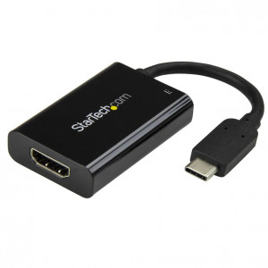 StarTech UCB-C To HDMI 4k Plus 60w Power Thru Adapter - Blk