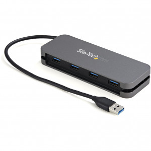 StarTech 4 Port USB 3.0 Hub 5Gbps 4A - 11in Cable