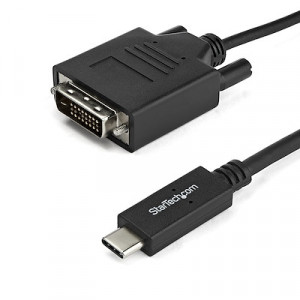 StarTech 3ft USB-C (M) To DVI (M) Cable - Black