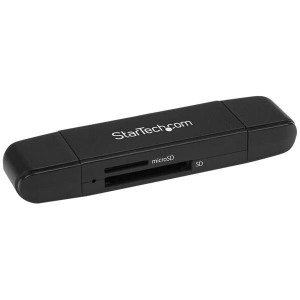 StarTech Memory Card Reader/Writer for SD & MicroSD Cards - USB-C & A