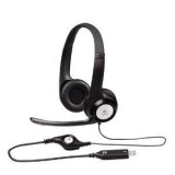 Logitech H390 Stereo USB Headset - Black Noise Canceling