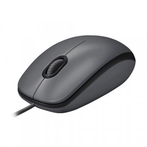 Logitech M100 Wired Mouse Basic Black